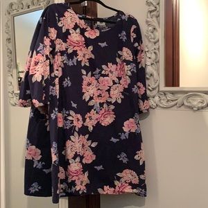 Floral Shift Dress Size XL